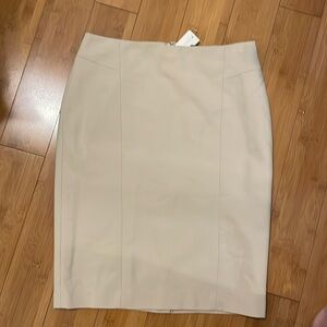 Ann Taylor tan skirt size 2 new with tags